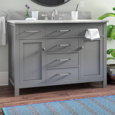 Highland Dunes Kenilworth 72 Double Bathroom Vanity Set With