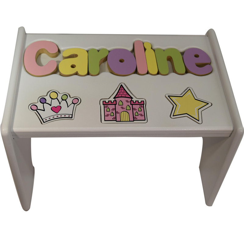 personalized baby stool puzzle