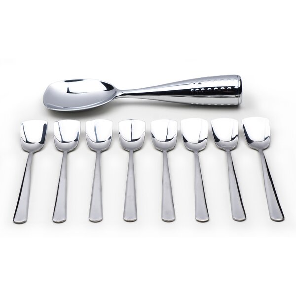 9-Piece Ice Cream Spoon and Vintage Spade Set by RSVP-INTL