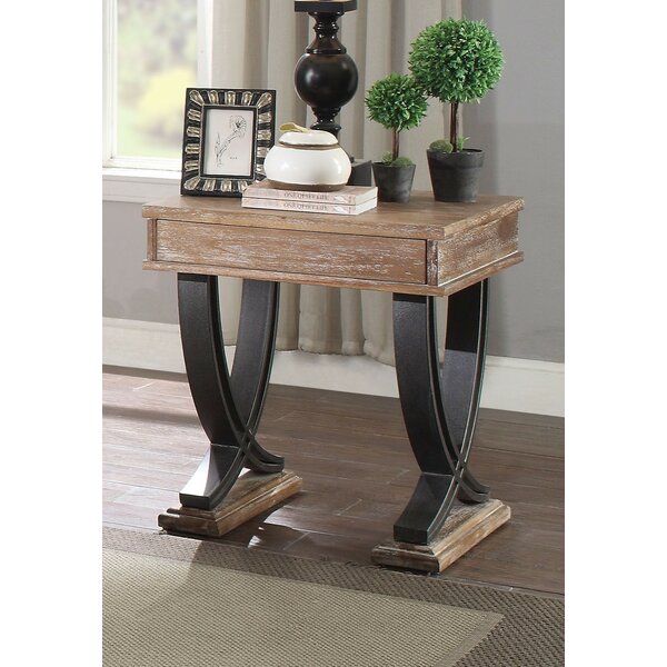 Lolotoe End Table With Storage By Millwood Pines