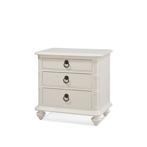 Woodhaven 3 Drawer Nightstand by Braxt..