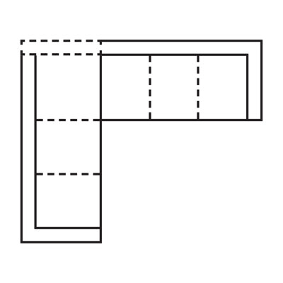 Alexa 123 Wide Corner Sectional Klaussner Furniture Body Fabric Tina Indigo Orientation Left Hand Facing Alexa 123 Wide Corner Sectional Klaussner Furniture Body Fabric Tina Indigo Orientation Left Hand Facing