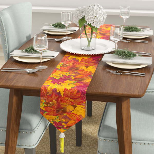 Fall/Thanksgiving Fall Leaf Table Runner by The Holiday Aisle