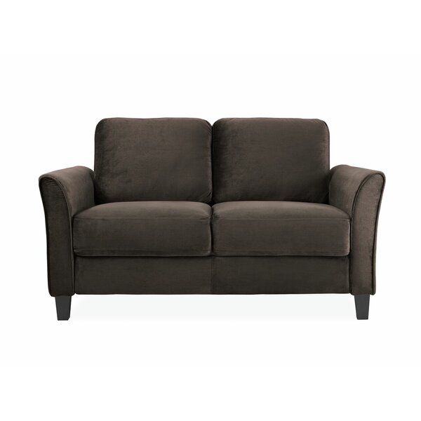 Patricia Curved Arm Loveseat by Charlton Home