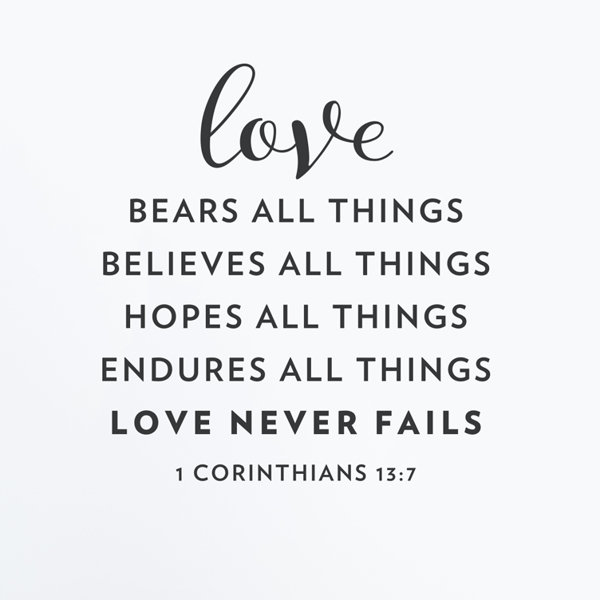 1 Corinthians 13 Wall Decal Wayfair