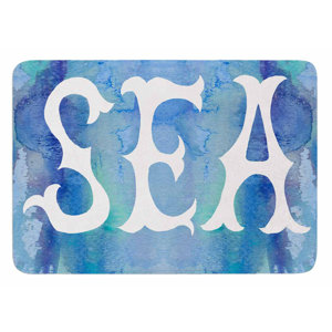 I Love The Sea 2 by Catherine Holcombe Bath Mat