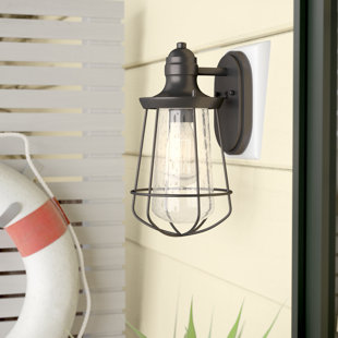Best Windon 1-Light Outdoor Wall Lantern By Breakwater Bay Outdoor Lighting Windon 1-Light Outdoor Wall Lantern By Breakwater Bay Outdoor Lighting