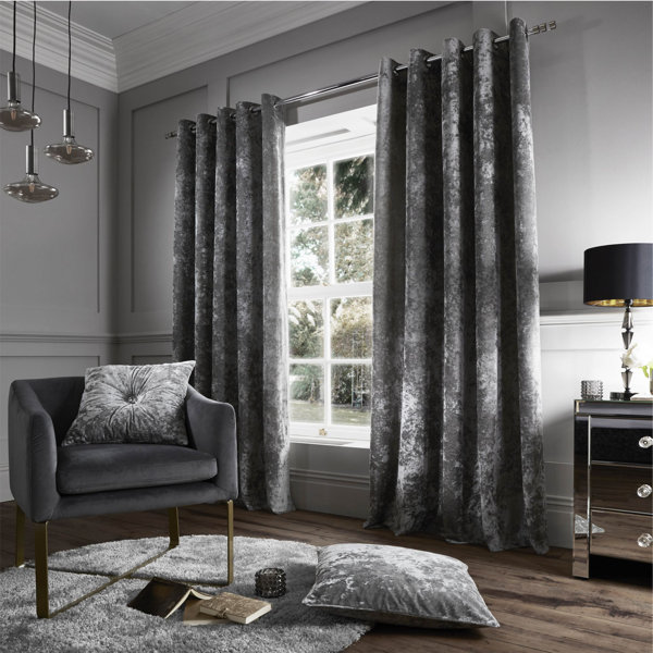 Heavy Velvet Curtains Wayfair Co Uk