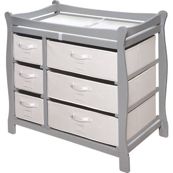 diaper corner baby changing table