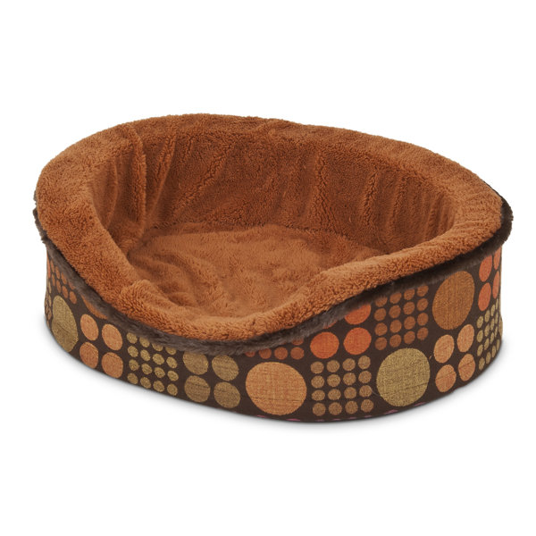Fashion Oval Foam Lounger Dog Bed by Petmate