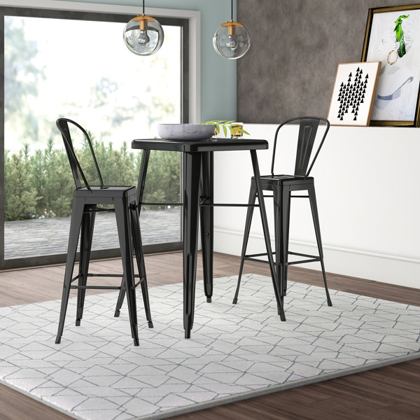 Suruga 3 Piece Pub Table Set By Mercury Row Sale