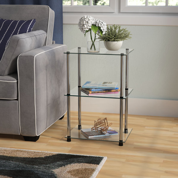 Beckett Three Tier Metal Base End Table By Ebern Designs Modern
