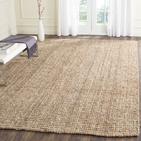 Gaines Power Loom Natural Area Rug by Charlton Home