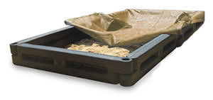 4' Rectangular Sandbox with Cover