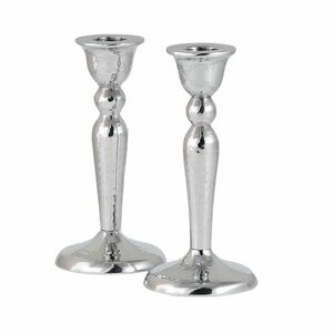 Hammered Metal Candlestick (Set of 2)