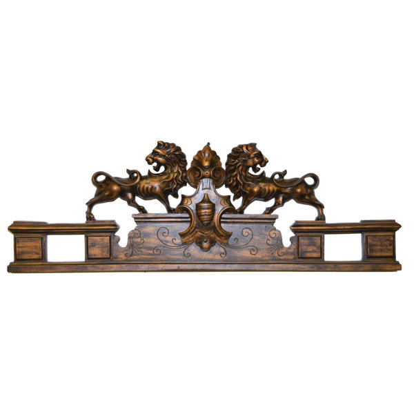 Astoria Grand English Lions Overdoor Wall Decor Wayfair
