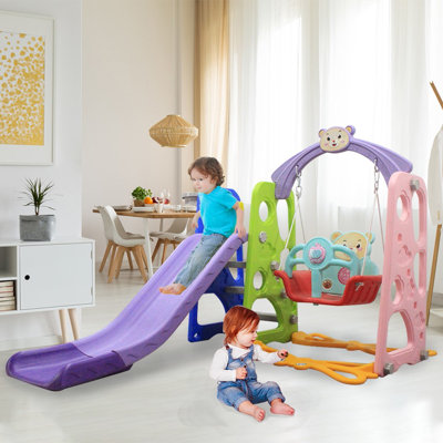 Climber Slide Playset Baby Swing Set LebonYard