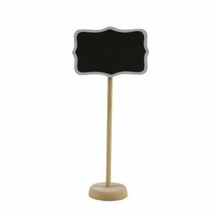 Standing Chalkboard Table Place Card Holder