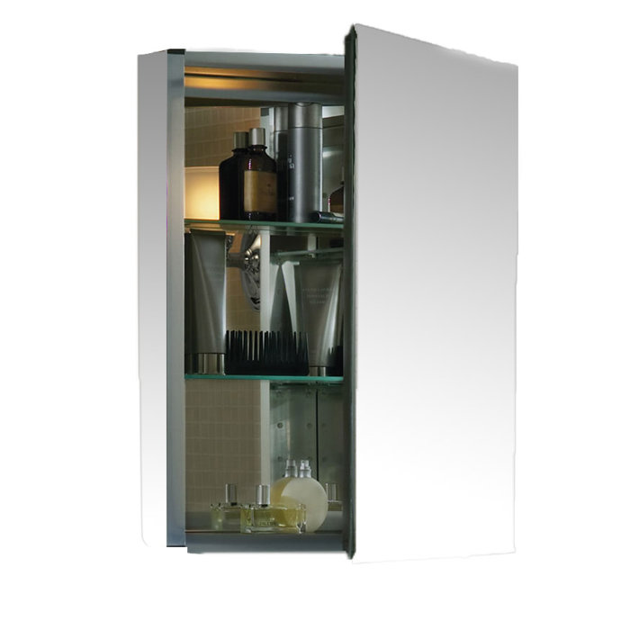 Kohler Recessed Or Surface Mount Frameless Aluminum Medicine