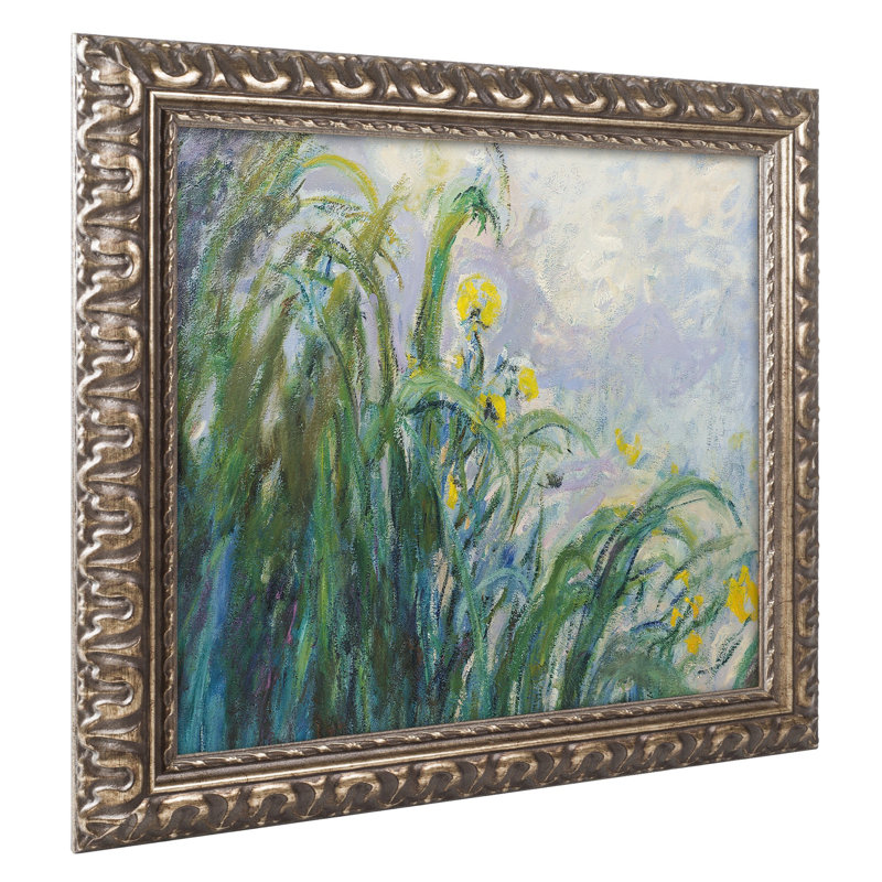 Trademark Art The Yellow Iris By Claude Monet Framed Painting