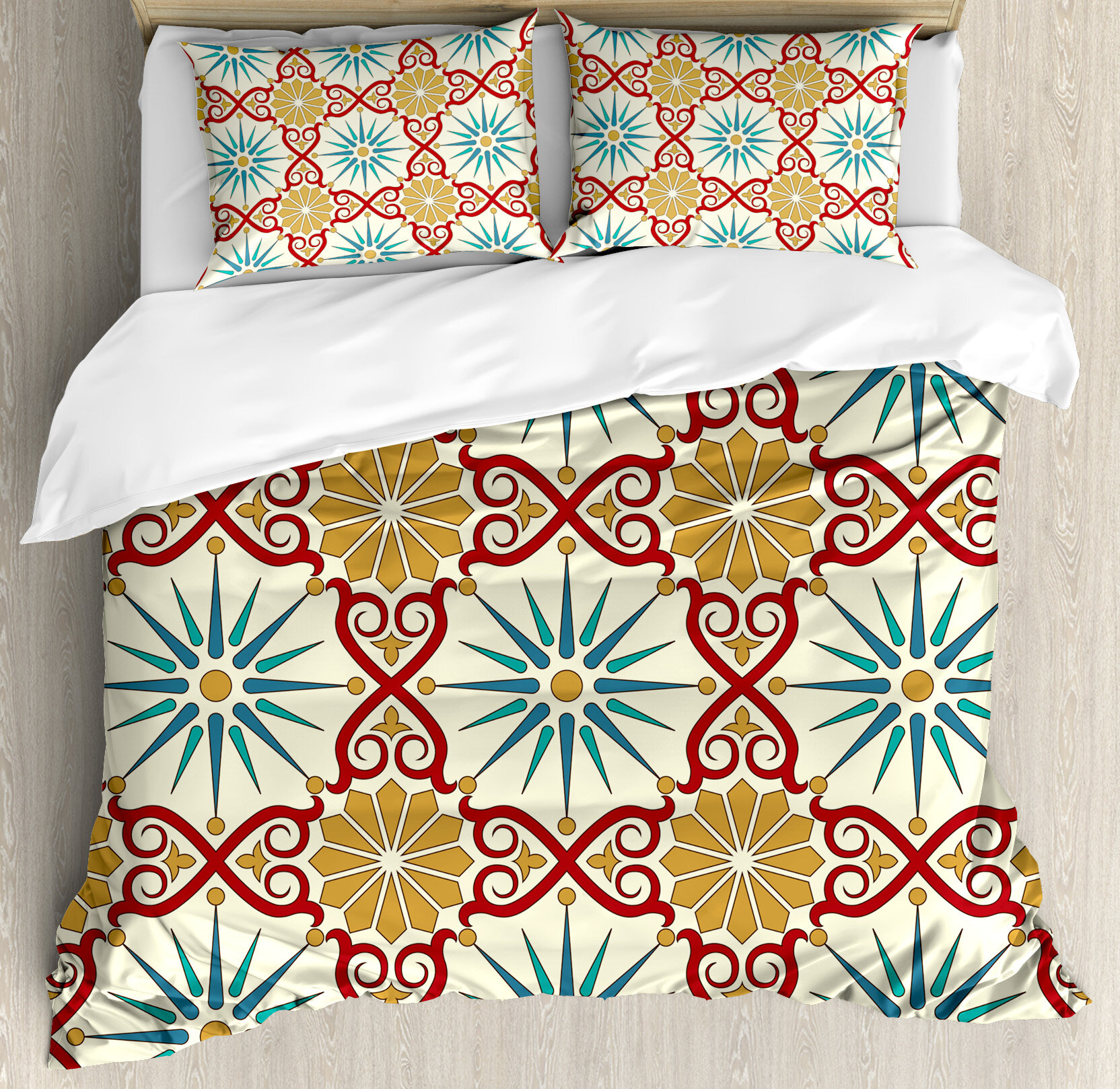 Ambesonne Moroccan Eastern Islamic Duvet Cover Set Wayfair