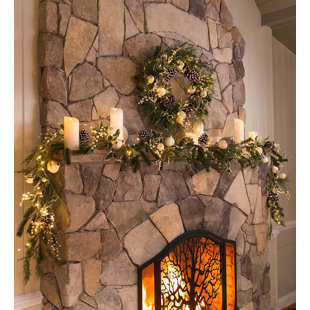 Hanging Garland Wayfair Winter Faux Holiday Garland