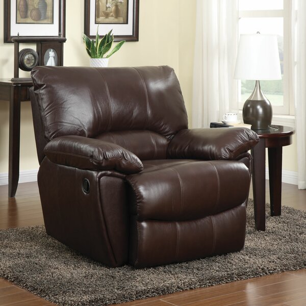 Red Bluff Leather Manual Recliner By Wildon Home®