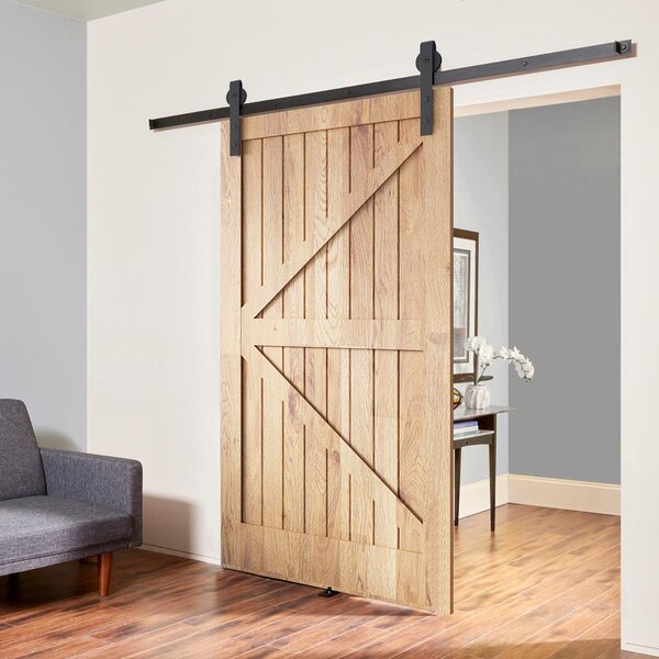 Watqen Heavy Barn Door Track | Wayfair