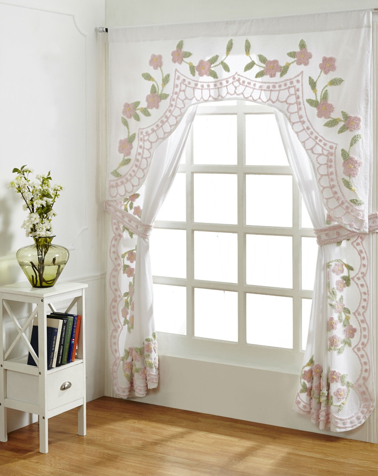 August Grove Alburtis Floral Curtain Panels Wayfair