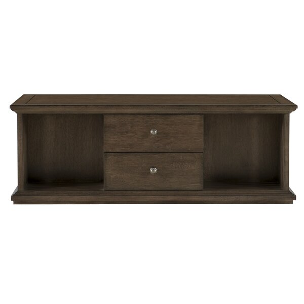 Veranda Solid Wood Floor Shelf Coffee Table With Storage By Fine Furniture Design
