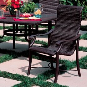 Montreux Patio Dining Chair Tropitone Finish Obsidian