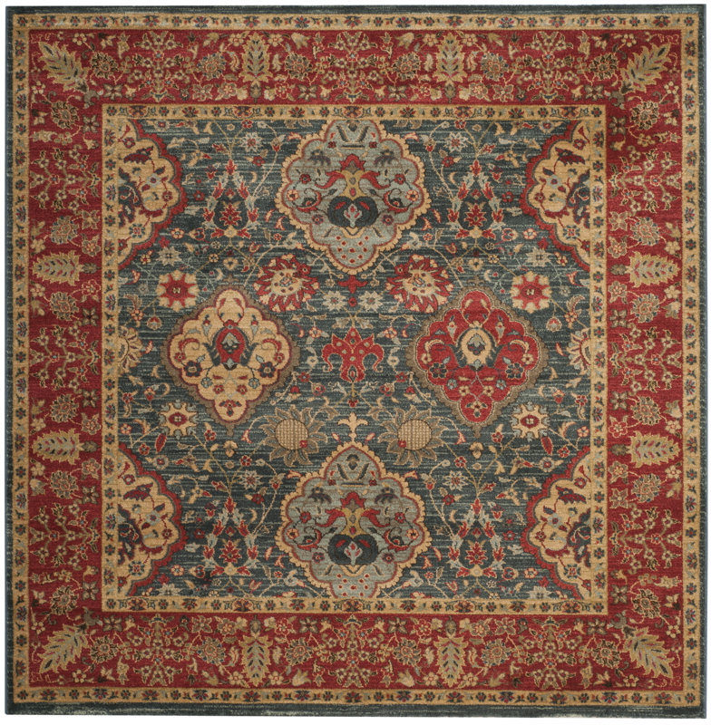 Darby Home Co Alto Red/Blue Area Rug & Reviews Wayfair