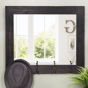 Entryway Mirror With Hooks Wayfair Quickview