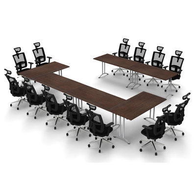 Turrell Rectangular Conference Table Symple Stuff Finish: Java