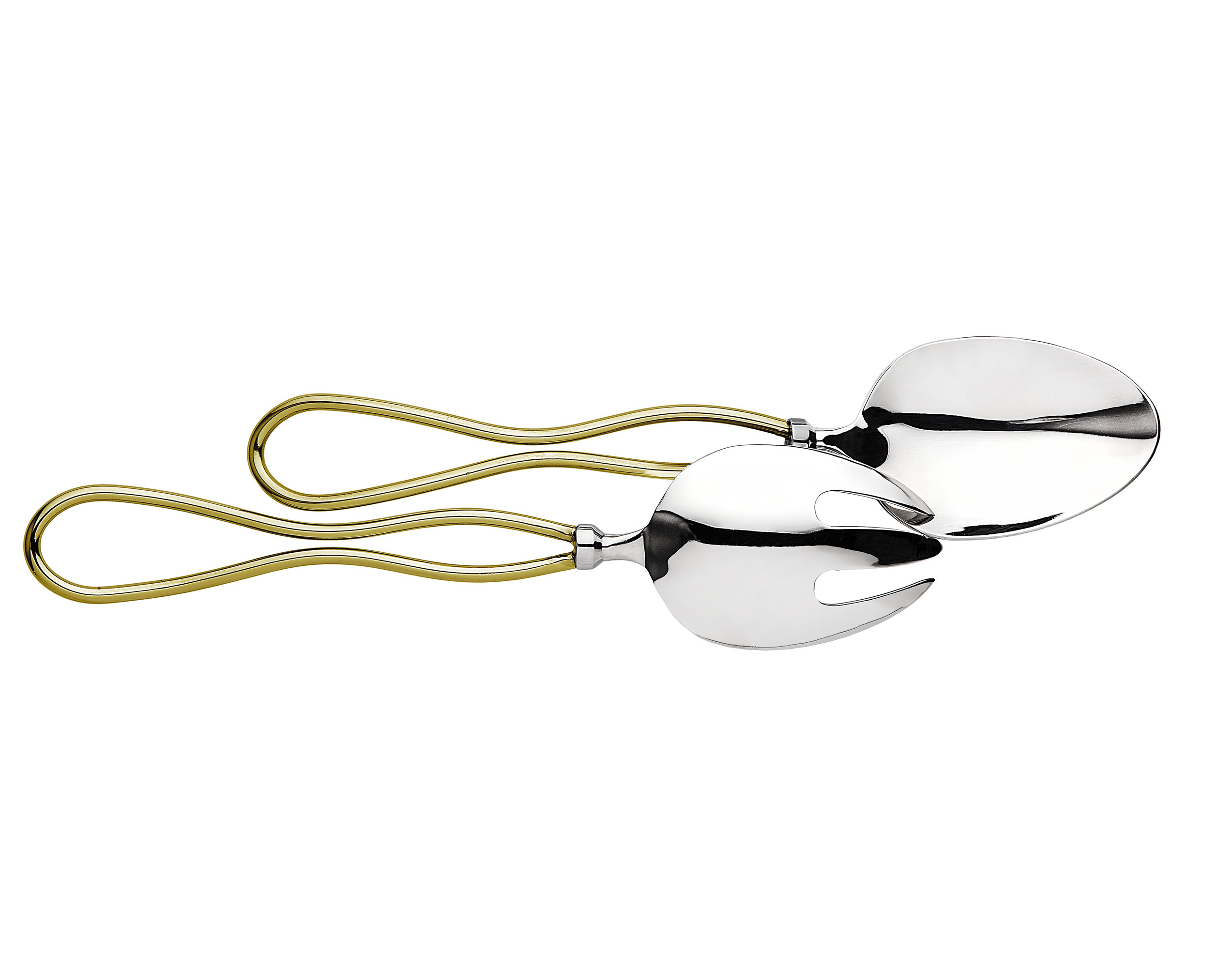 Godinger Silver Art Co Infinity 2 Piece Serving Spoon Set Wayfair