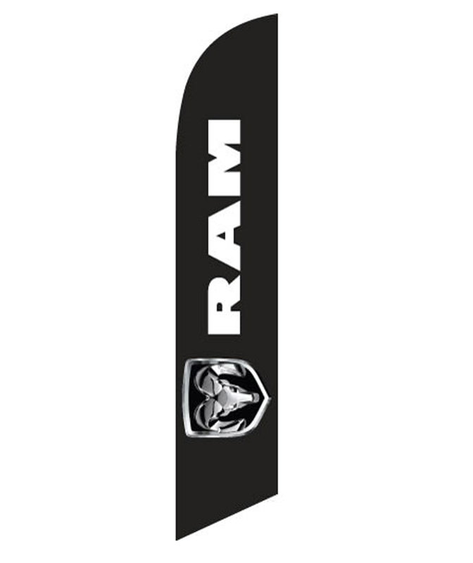 Neoplex Dodge Ram Polyester 138 X 30 In Feather Banner Wayfair