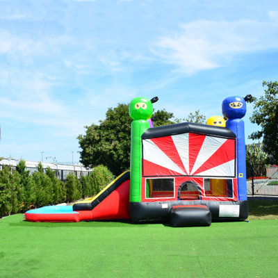 Ninja Bounce House JumpOrange