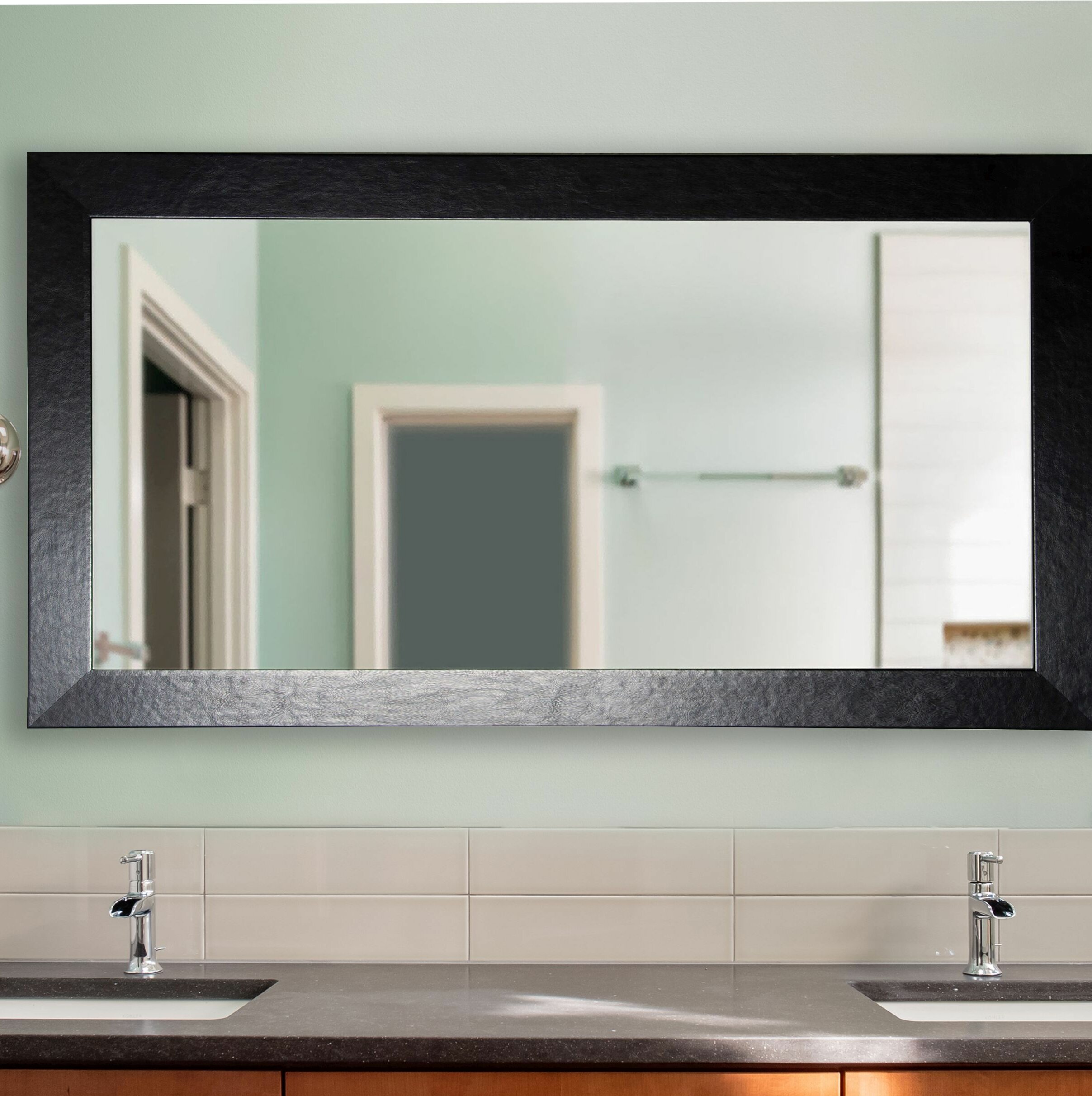 rayne mirrors wide bathroom/vanity mirror | wayfair