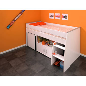 Parisot Milky Twin Low Loft Bed Wayfair