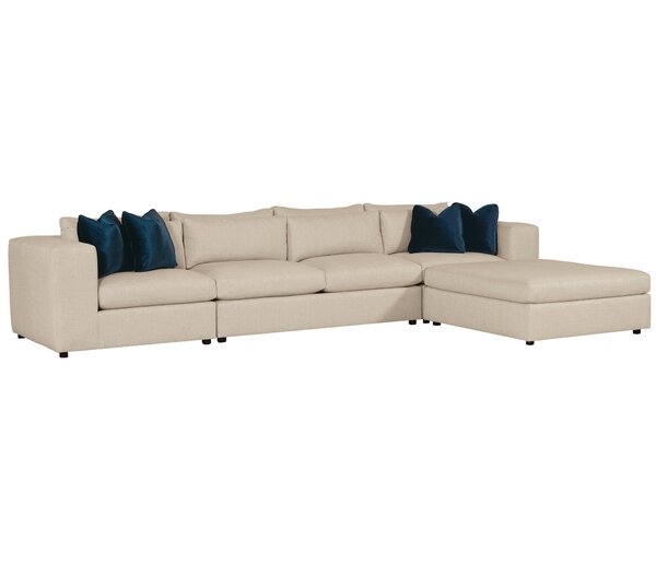 Como Sectional With Ottoman By Bernhardt