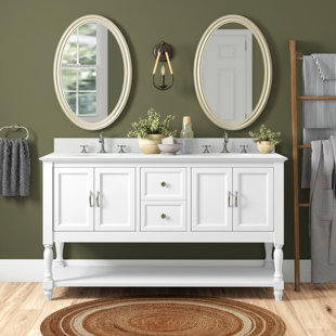 Farmhouse Rustic 2 Drawer Bathroom Vanities Birch Lane