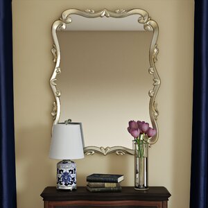 Rectangle Gold Wall Mirror