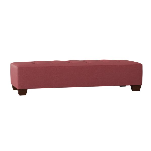 Celine Leather Tufted Cocktail Ottoman By Darby Home Co