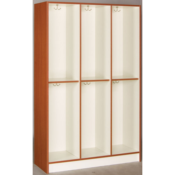 2 Tier 3 Wide Coat Locker by Stevens ID Systems