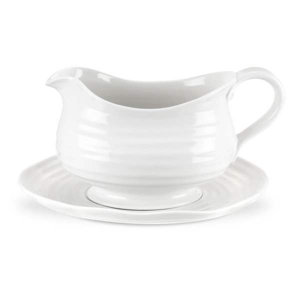 Sophie Conran White Gravy Boat by Portmeirion