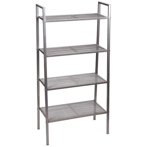 Free-Standing Four Shelf Etagere Bookcase by Household Essentials| @ $64.99
