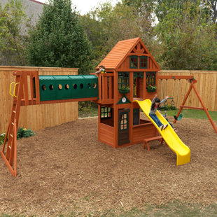 kidkraft ridgeview deluxe clubhouse wooden playset