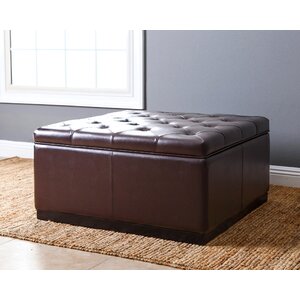 Rose Tufted Square Storage Ottoman