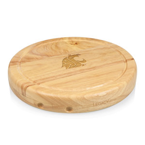 NCAA Circo Engraved Circulor Cutting Cheese Tray