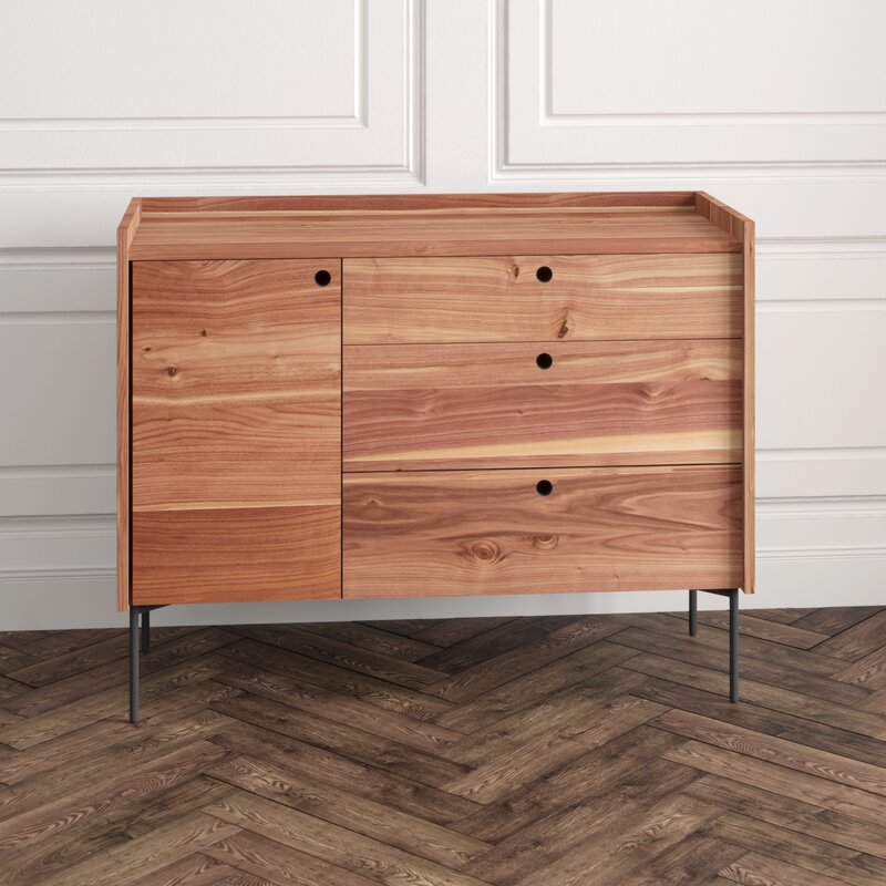 Blu Dot Peek 1 Door 3 Drawer Credenza Perigold